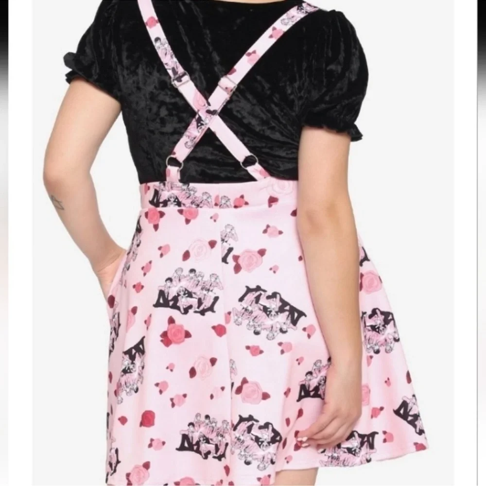 Hot Topic Ouran Host Club Themed Pink Suspender Skirt